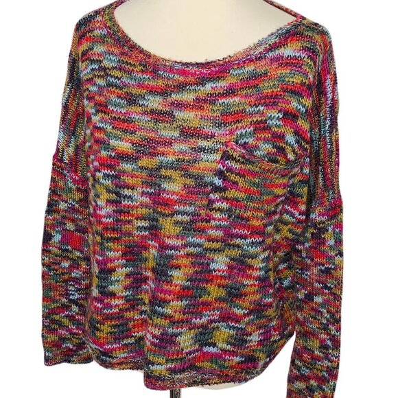 Roxy Multicolor Front Pocket Sweater - Picture 3 of 8
